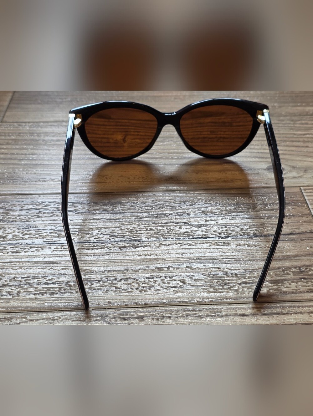 Kate Spade Leopard Print Cat Eye Sunglasses - Tan/Brown - Picture 2 of 5